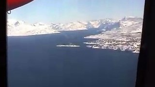 Indflyvning til Nuuk, Grønland