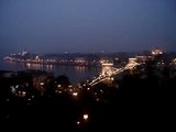 Panorama serale dal Castello Imperiale di Budapest