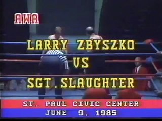 Sgt. Slaughter vs Americas Champion Larry Zbyszko