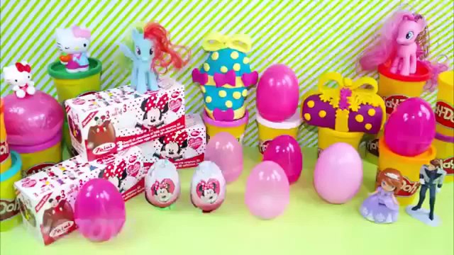 Tom and jerry Play doh Sofia the first Play doh Minnie Kinder surprise eggs Spongebob