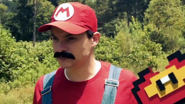 Super Mario Bross VS Minecraft!! No Mundo Real!!