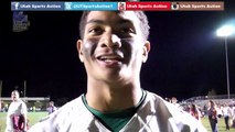 High school football: Sione Finau's (Kearns Cougars) post-game interview.
