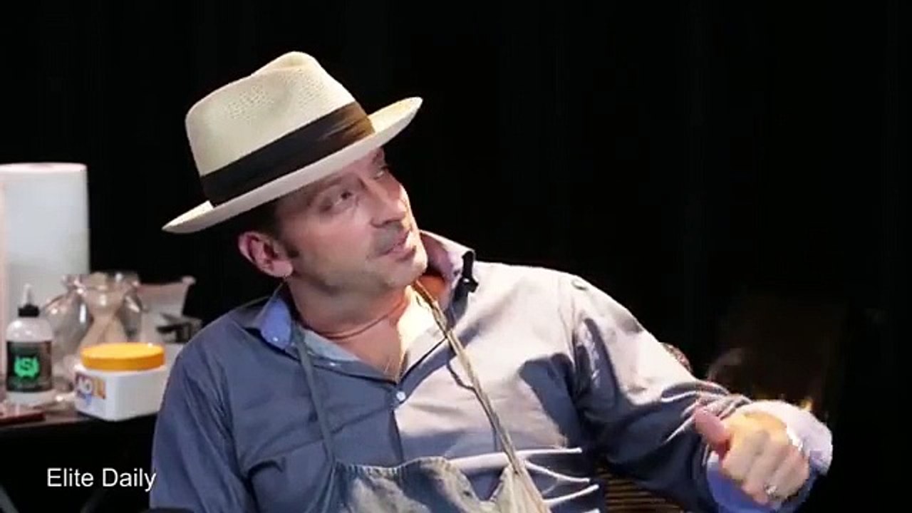 Reckless body art fans take part in...