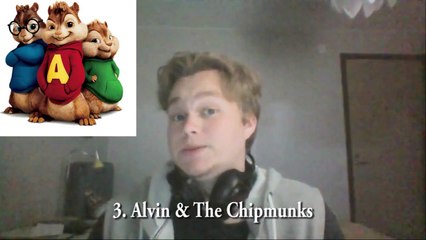 Top 10 Favorite Cartoon/Animated Character Impressions