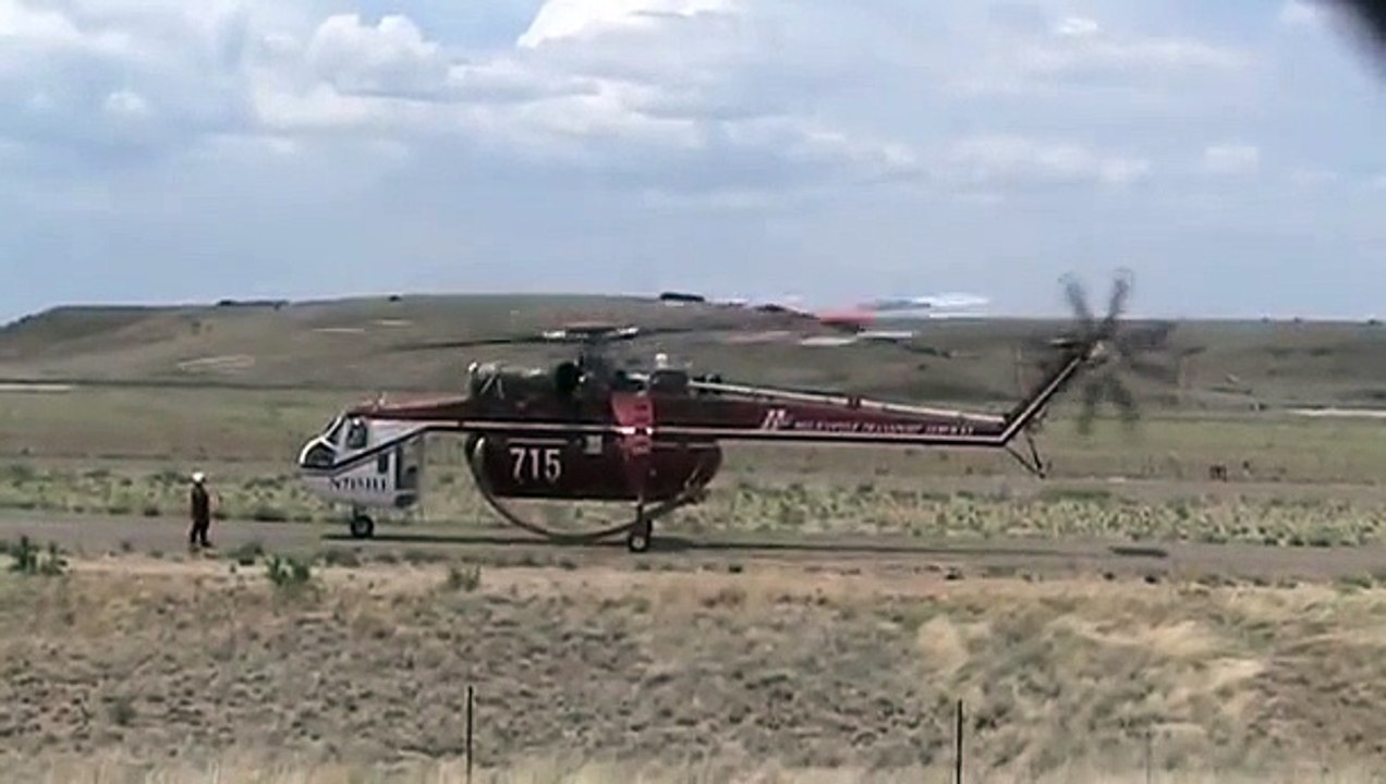 Skycrane Startup & Takeoff