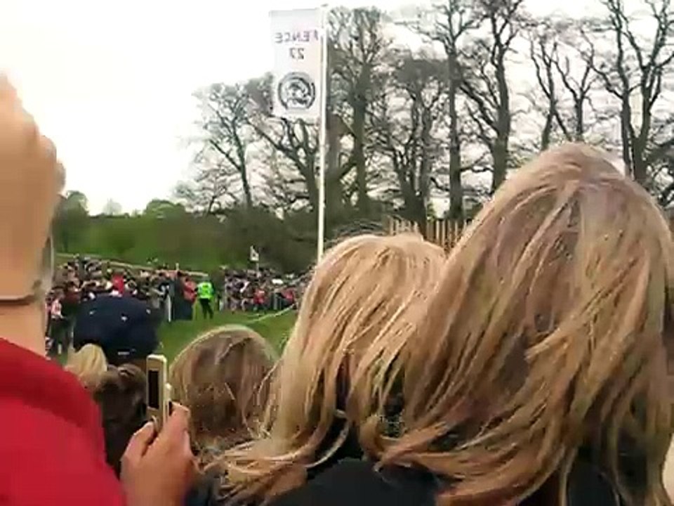 Mary king falling off at badminton horse trials 2008