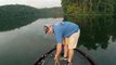 Incredible Moment fishermen Rescue Two Kittens From a River   Gone Cat Fishing on The Warrior River