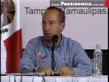 El Presidente Felipe Calderón en la Reunión de Evaluación con motivo de las inundaciones en Tamaulipas