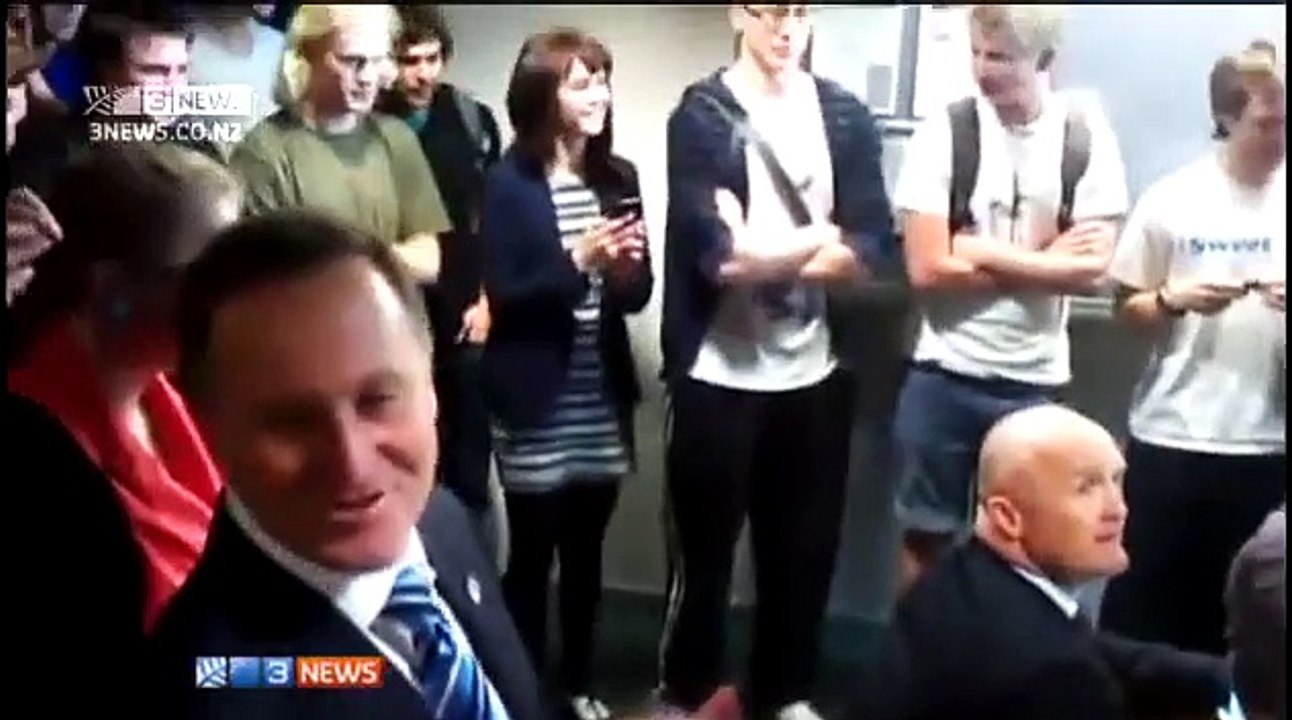 3 News Edition of "John Key in the Mech Suite"