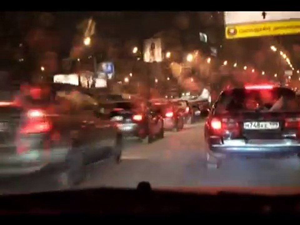 46:3 Москва, пробка на ТТК. Moscow, traffic jam.