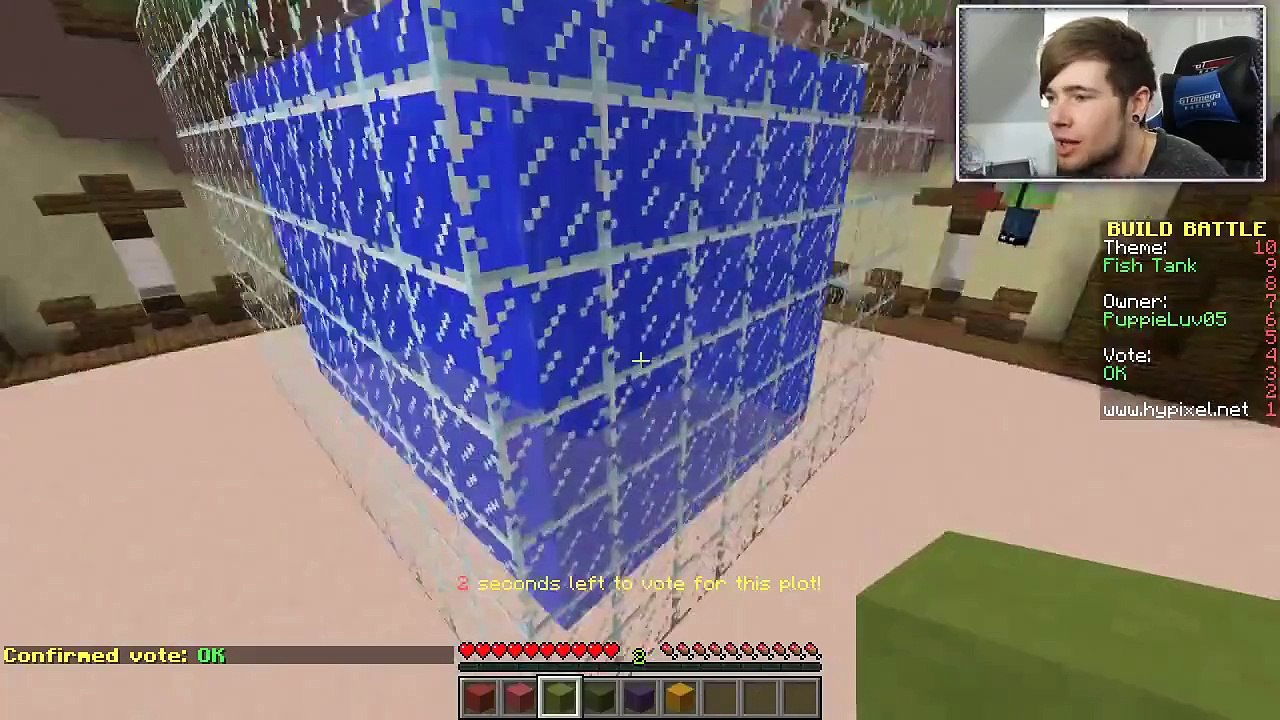Minecraft   A DIAMOND MINECART!!   Build Battle Minigame