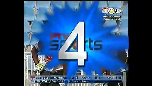 Mukhtar Ahmed Century 123 Runs off 67 Balls in Haier T20 Cup 2015