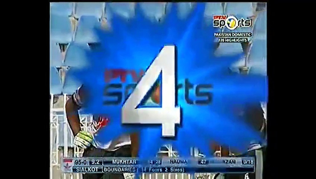 Mukhtar Ahmed Century 123 Runs off 67 Balls in Haier T20 Cup 2015