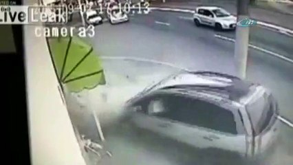 Polisten kaçarken ölümden döndü