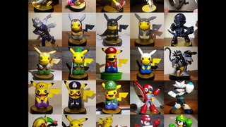 Compilation of my Custom Amiibo and more
