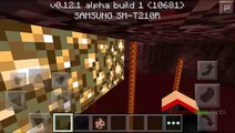 Como hacer un portal al nether en minecraft pe 0.12.1