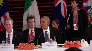 President Obama Meets with Leaders of the Trans-Pacific Partnership