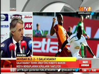Mancini: "Kırılma anlarında hatalar yaptık"