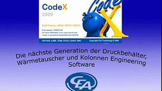 CODEX Teil 2  www.cea-codex.de, Software für die Berechnung von Druckbehältern