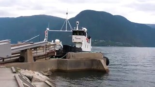 Ferry from Solvorn to Urnes in Norway