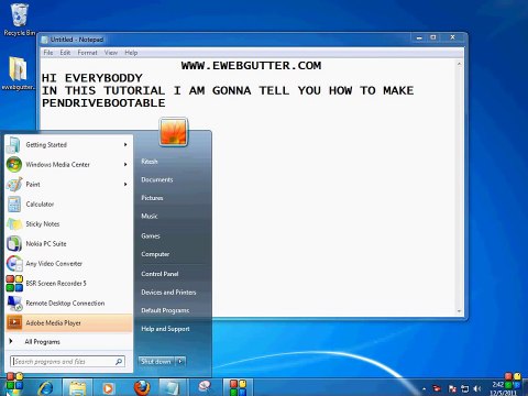 how to make pendrive bootable using command prompt( ewebgutter.com).wmv
