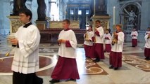 Papale Basilica di San Pietro Processione solenne 6 agosto 2014