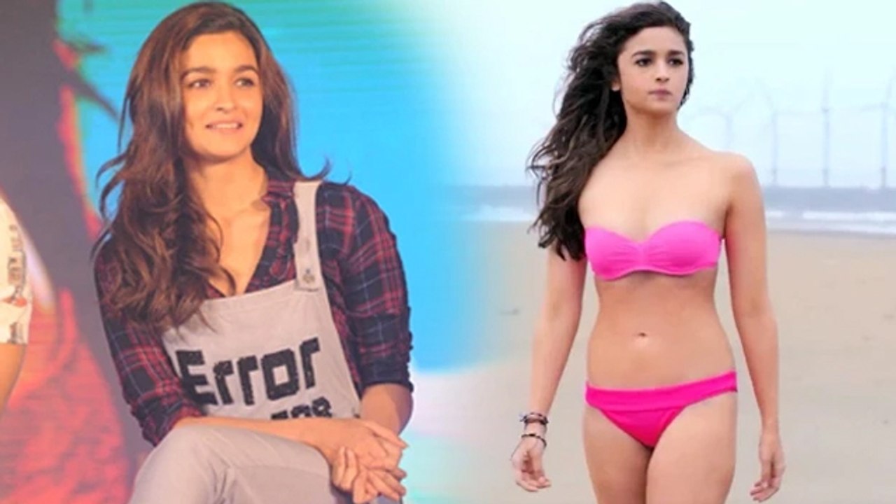 Alia Bhatt UNCOMFORTABLE Wearing BIKINI For Shaandaar!