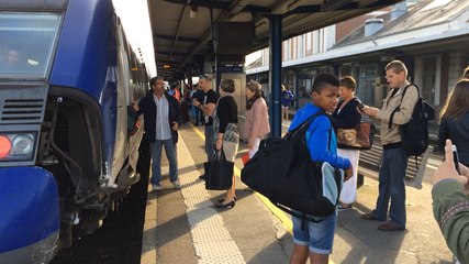 Un TER percute une voiture