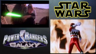 Star Wars (Power Rangers: Lost Galaxy Style!) [Comparison Video]