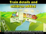 Children's Airbrushed Train mural  transition video