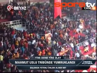 Uslu'ya yumruk! İşte o an...