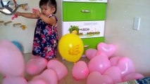 Baby Funny Playing With Rubber Balls Cute Video Cool ☜˚▽˚☞ Kids Grow Nice ☀