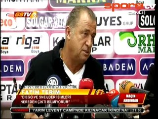 Fatih Terim'den bomba açıklama! |  Diego, Sneijder ve Kaka...
