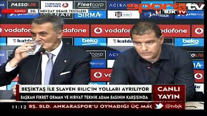 Slaven Bilic'ten Beşiktaş'a veda!