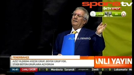 Aziz Yıldırım Genel Kurul'da patladı!