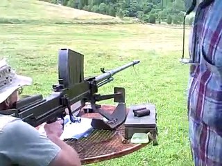 Fireing the 20mm lahti  Anti tank gun