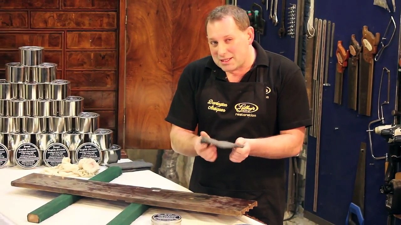 Jacpol Wax part 1 Restoring Antiques using wax furniture polish