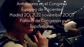 Anthrosana en el Congreso Europeo de Pacientes