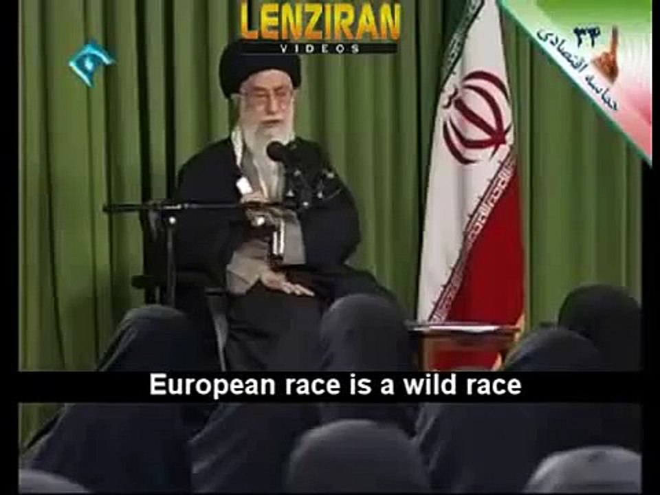 Iran's Leader Khamenei's Racist remarks: "Europeans Are Savage Races"