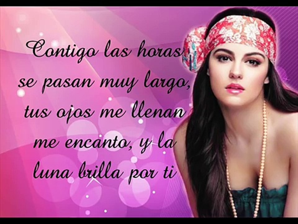 "Contigo"(Versión Oficial) - Maite Perroni [LETRA]