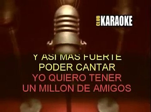 roberto carlos un millon de amigos karaoke