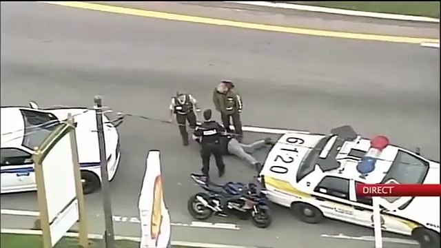 Poursuite policière par la sûreté du québec à Terrebonne