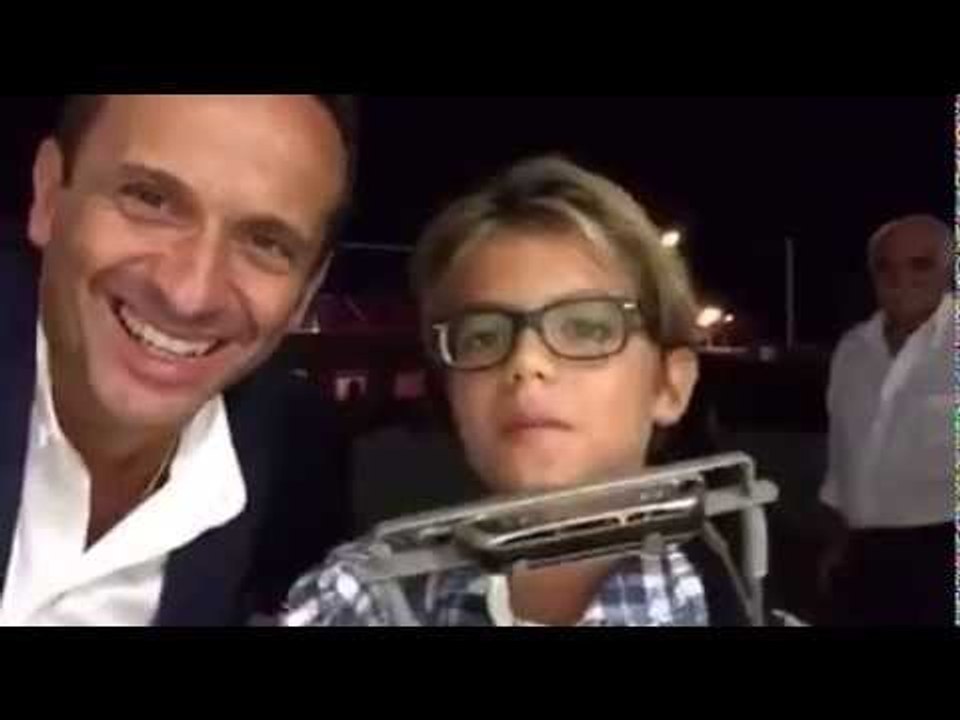 Nicholas Palmarini a Veglie con Uccio De Santis di Mudù