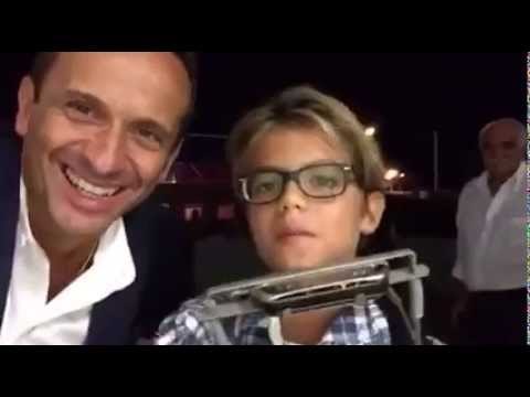 Nicholas Palmarini a Veglie con Uccio De Santis di Mudù