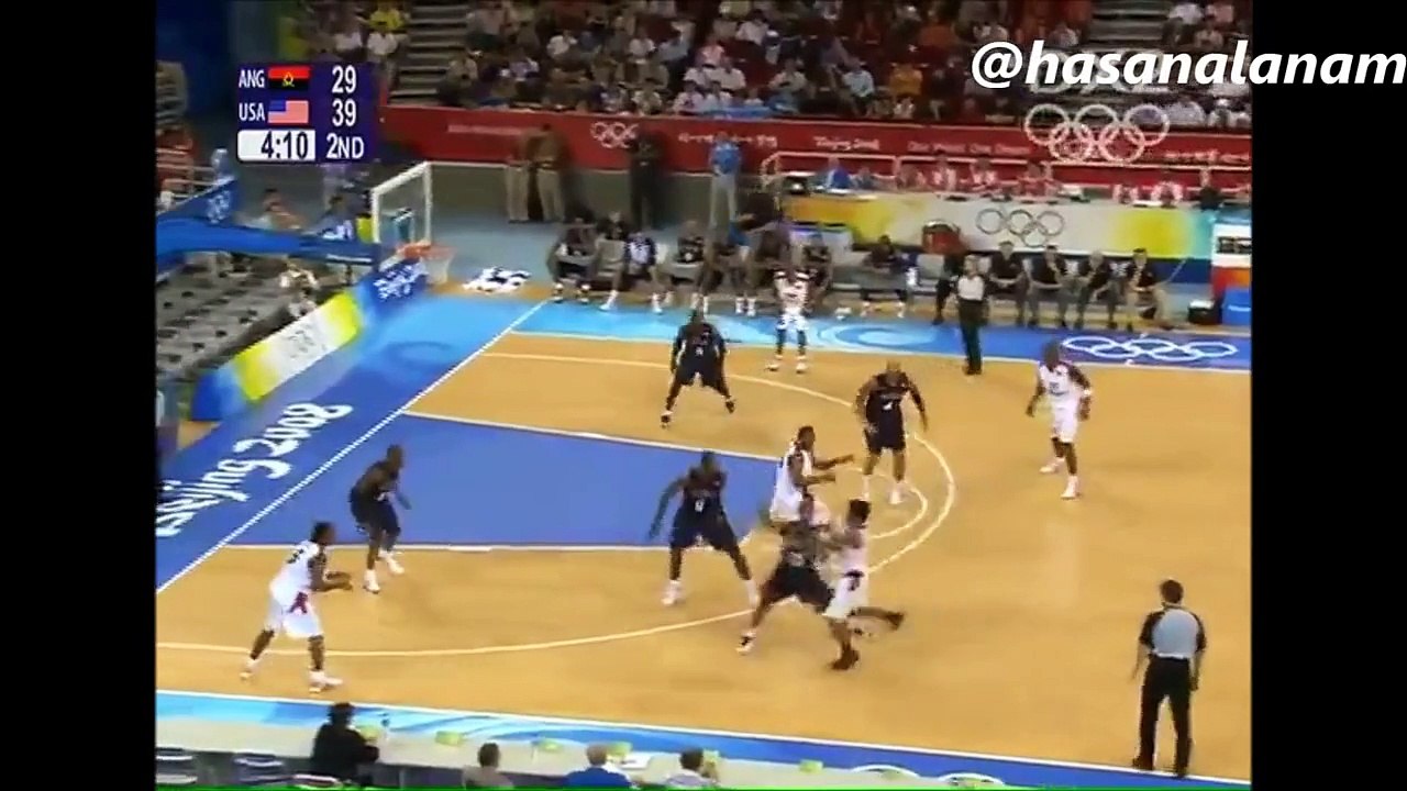 Carlos Morais (Angola) vs USA at 2008 Olympics