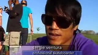 Filipino SERGIE VENTURA Professional Skateboard Va Beach Va