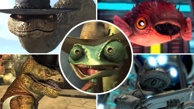 Rango Video Game All Bosses | Boss Battles (PS3, X360, WIi)