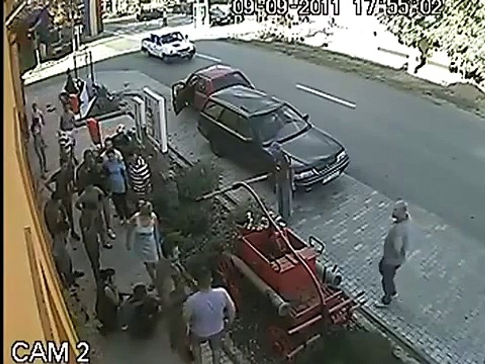 Escape from the accident