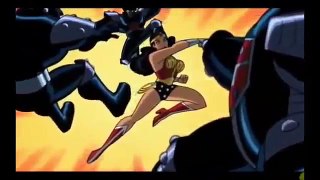 Wonder Woman in Cartoon Form in Batman Cartoon Series