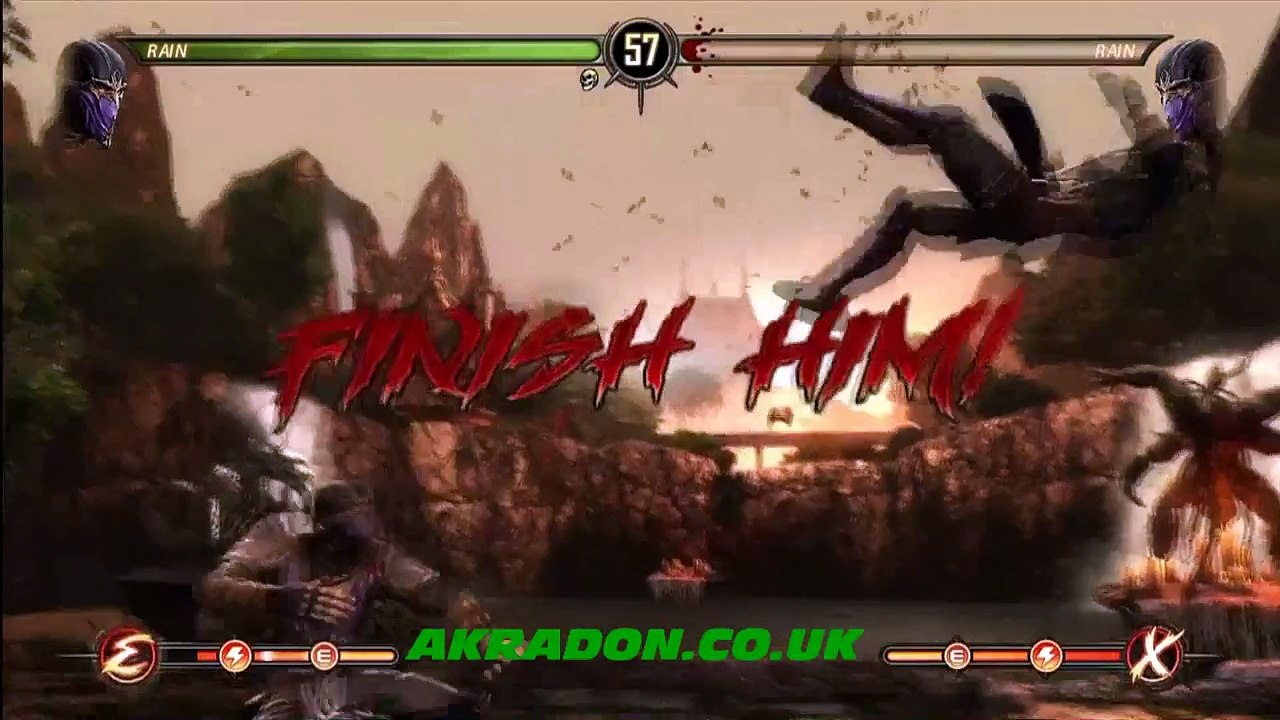 MK9 - Rain Fatalities,ending and x-ray - 1080